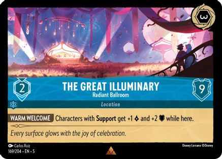 The Great Illuminary - Radiant Ballroom (169/204) [Shimmering Skies] Lorcana Single Disney
