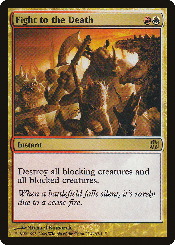 Fight to the Death (ARB-097) [Alara Reborn] MTG Single Wizards of the Coast
