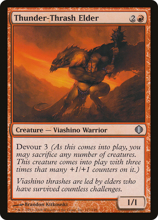Thunder-Thrash Elder (ALA-117) [Shards of Alara] MTG Single Wizards of the Coast