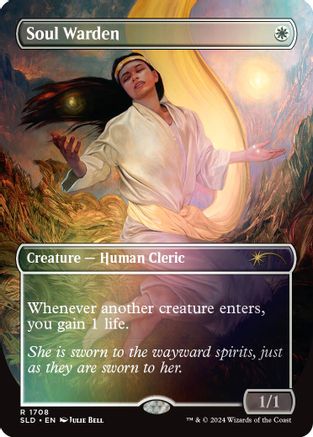 Soul Warden (1708) (Rainbow Foil) (SLD-1708) [Secret Lair Drop Series] Foil