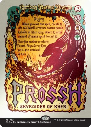 Prossh, Skyraider of Kher (Rainbow Foil) (SLD-1717) [Secret Lair] Drop Series Foil MTG Single Wizards of the Coast