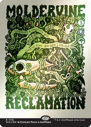 Moldervine Reclamation (Rainbow Foil) (SLD-1716) [Secret Lair] Drop Series Foil MTG Single Wizards of the Coast