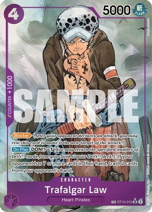 Trafalgar Law (010) (TR) (ST10-010) [500 Years in the Future] Foil One Piece Single Bandai