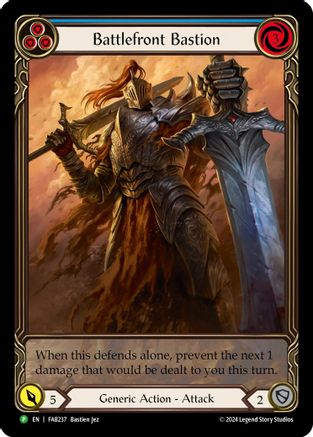 Battlefront Bastion [FAB237] (Promo)  Rainbow Foil Flesh And Blood Single Flesh And Blood   