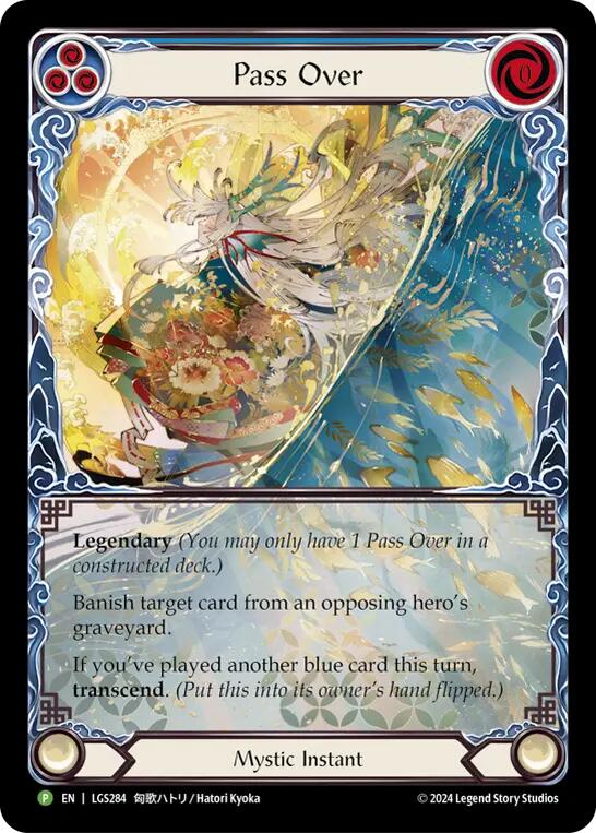 Pass Over // Inner Chi [LGS284] (Promo)  Rainbow Foil Flesh And Blood Single Flesh And Blood   