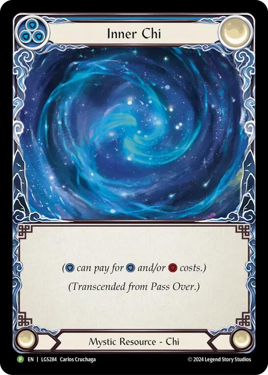 Pass Over // Inner Chi [LGS284] (Promo)  Rainbow Foil Flesh And Blood Single Flesh And Blood   