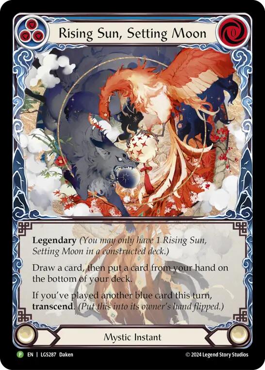 Rising Sun, Setting Moon // Inner Chi [LGS287] (Promo)  Rainbow Foil Flesh And Blood Single Flesh And Blood   