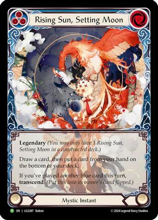 Rising Sun, Setting Moon // Inner Chi [LGS287] (Promo)  Rainbow Foil Flesh And Blood Single Flesh And Blood   