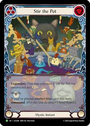 Stir the Pot // Inner Chi [LGS288] (Promo)  Rainbow Foil Flesh And Blood Single Flesh And Blood   