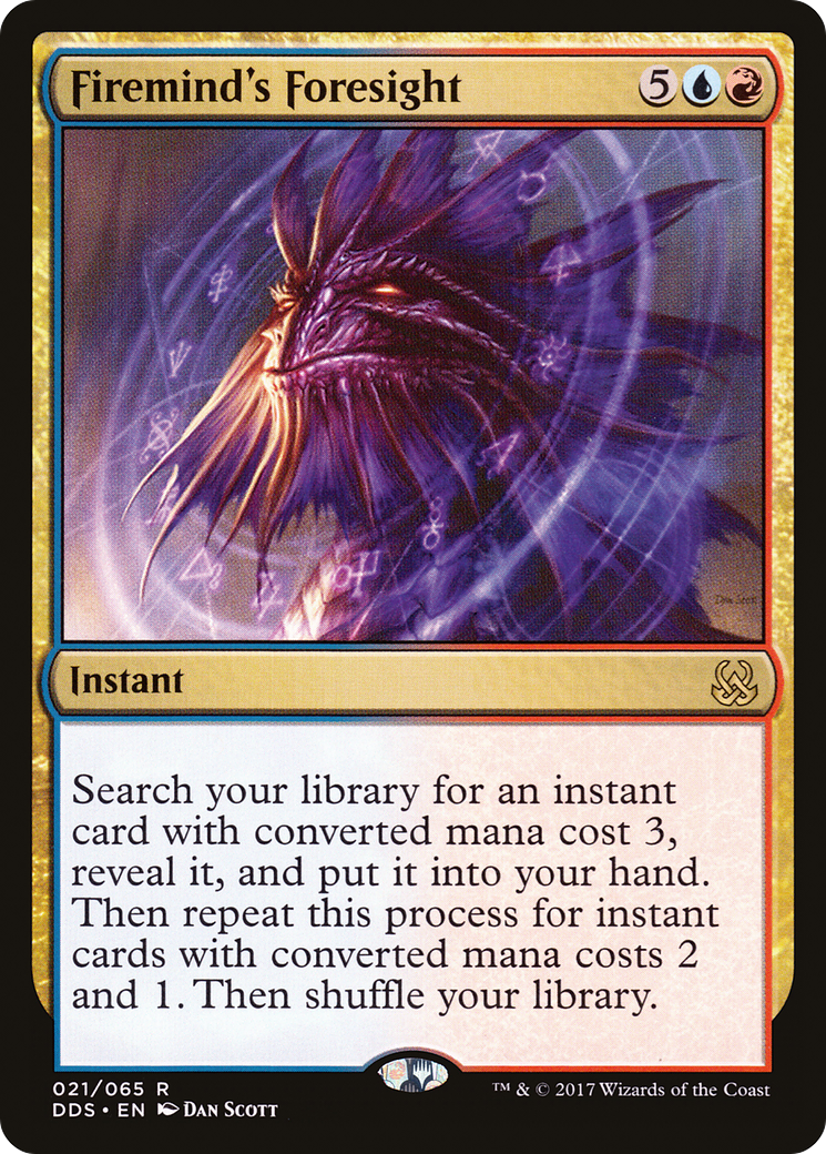Firemind's Foresight (DDS-021) [Misc] Duel Decks: Mind vs. Might MTG Single Wizards of the Coast