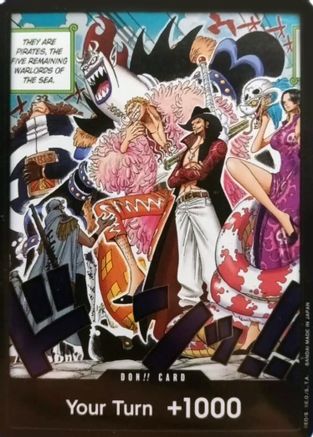 DON!! Card (Alternate Art) [500 Years in the Future] Foil One Piece Single Bandai