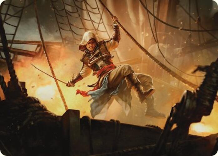 Edward Kenway Art Card [Art Series] Assassin's Creed MTG Single Magic: The Gathering