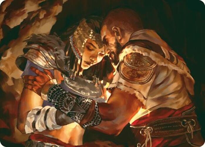 Cathartic Reunion Art Card [Art Series] Assassin's Creed MTG Single Magic: The Gathering