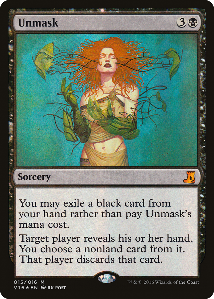 Unmask (V16-015) [Misc] From the Vault: Lore Foil MTG Single Wizards of the Coast