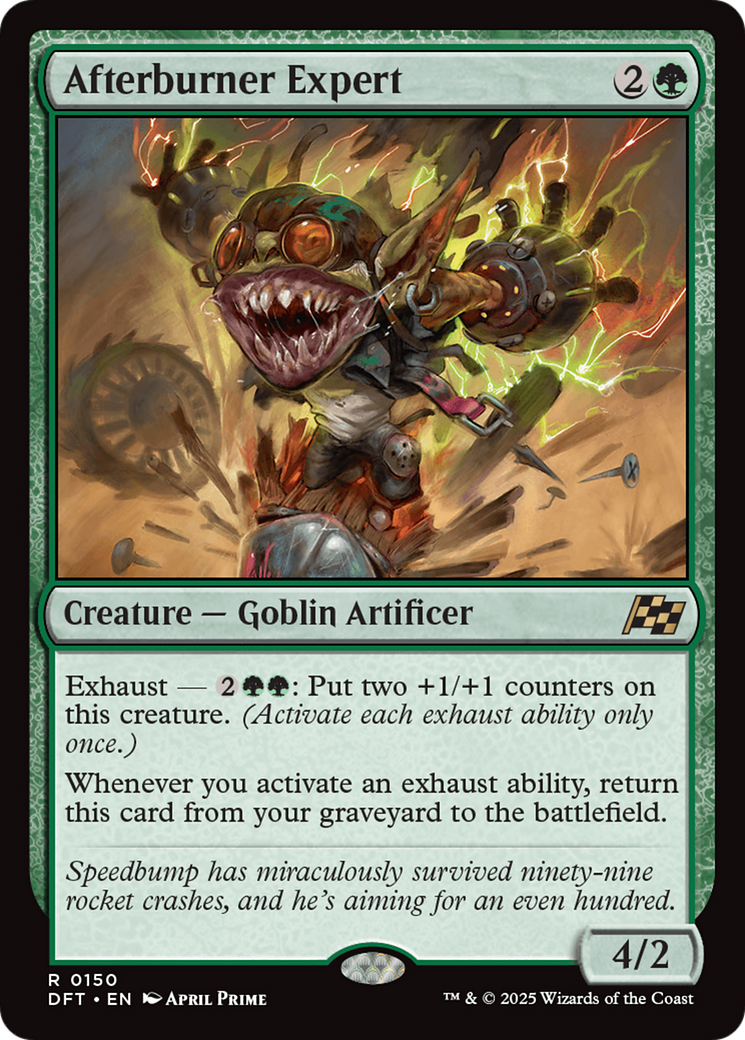 Afterburner Expert (DFT-150) [Aetherdrift] Foil MTG Single Wizards of the Coast