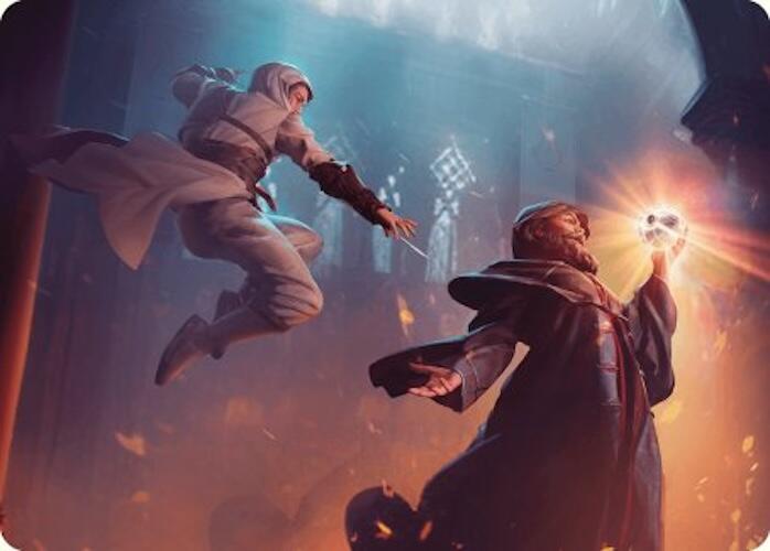 Mortify Art Card [Art Series] Assassin's Creed MTG Single Magic: The Gathering
