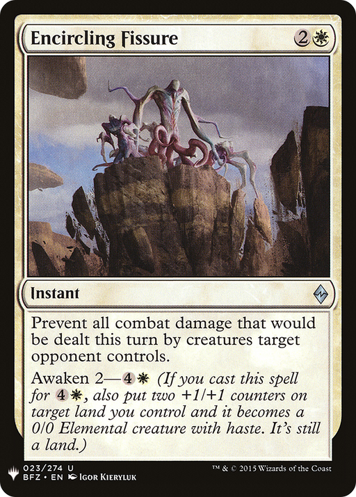 Encircling Fissure (LIST-BFZ-23) [Mystery Booster] The List MTG Single Wizards of the Coast