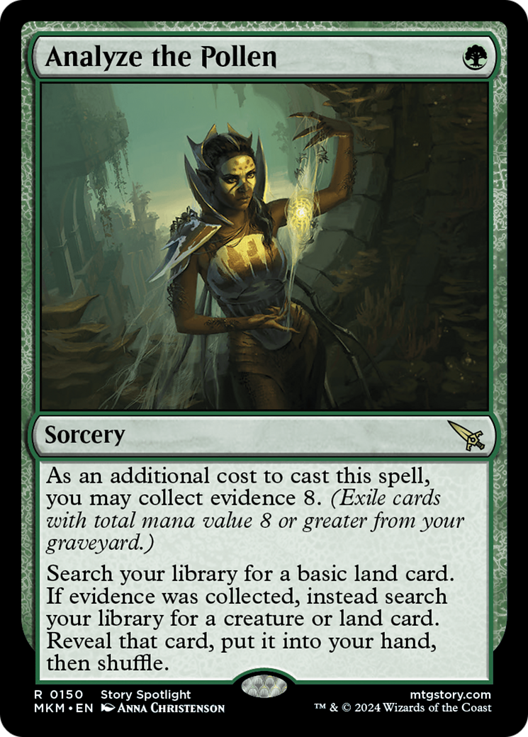 Analyze the Pollen (MKM-150) [Murders at Karlov Manor] MTG Single Wizards of the Coast
