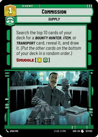 Commission (127/262)[Shadows of the Galaxy] Foil Star Wars: Unlimited Single Disney