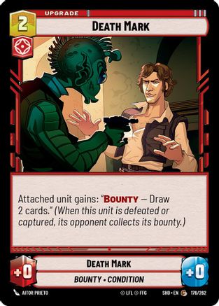Death Mark (176/262)[Shadows of the Galaxy] Foil Star Wars: Unlimited Single Disney