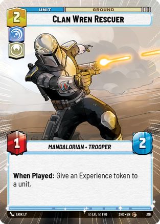 Clan Wren Rescuer (Hyperspace) (316)[Shadows of the Galaxy] Star Wars: Unlimited Single Disney