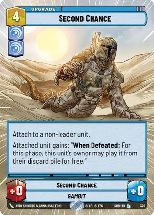 Second Chance (Hyperspace) (328)[Shadows of the Galaxy] Foil Star Wars: Unlimited Single Disney
