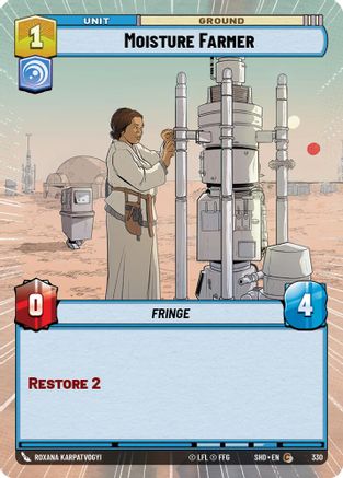 Moisture Farmer (Hyperspace) (330)[Shadows of the Galaxy] Foil Star Wars: Unlimited Single Disney