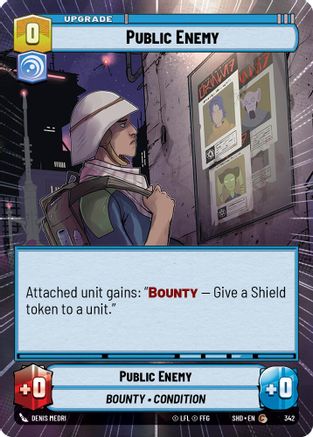 Public Enemy (Hyperspace) (342)[Shadows of the Galaxy] Star Wars: Unlimited Single Disney