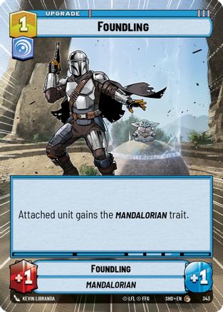 Foundling (Hyperspace) (343)[Shadows of the Galaxy] Foil Star Wars: Unlimited Single Disney