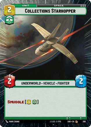 Collections Starhopper (Hyperspace) (380)[Shadows of the Galaxy] Star Wars: Unlimited Single Disney