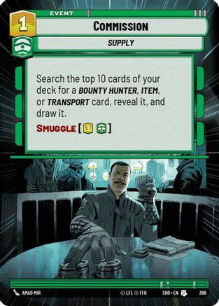 Commission (Hyperspace) (396)[Shadows of the Galaxy] Foil Star Wars: Unlimited Single Disney