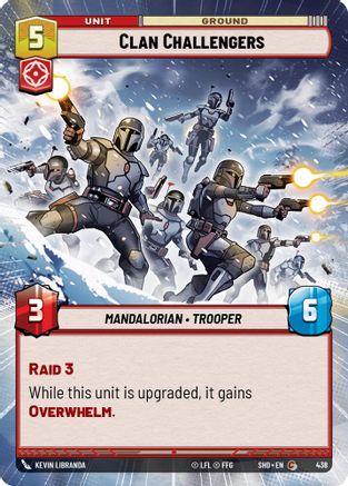 Clan Challengers (Hyperspace) (438)[Shadows of the Galaxy] Star Wars: Unlimited Single Disney