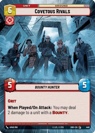 Covetous Rivals (Hyperspace) (440)[Shadows of the Galaxy] Foil Star Wars: Unlimited Single Disney