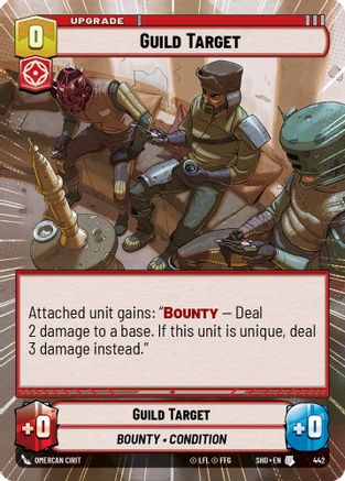 Guild Target (Hyperspace) (442)[Shadows of the Galaxy] Star Wars: Unlimited Single Disney