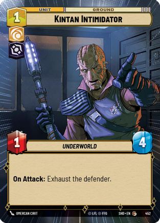Kintan Intimidator (Hyperspace) (452)[Shadows of the Galaxy] Star Wars: Unlimited Single Disney