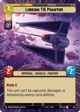 Lurking TIE Phantom (Hyperspace) (456)[Shadows of the Galaxy] Foil Star Wars: Unlimited Single Disney