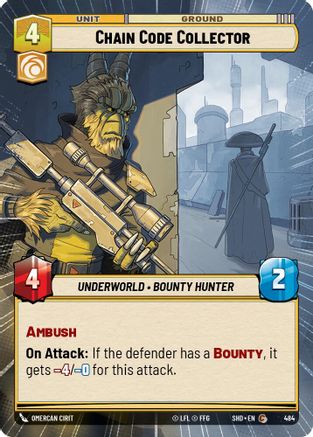 Chain Code Collector (Hyperspace) (484)[Shadows of the Galaxy] Foil Star Wars: Unlimited Single Disney