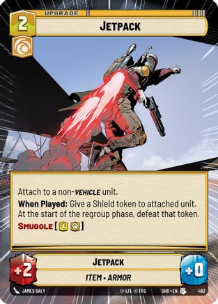 Jetpack (Hyperspace) (492)[Shadows of the Galaxy] Star Wars: Unlimited Single Disney