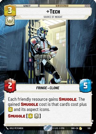 Tech - Source of Insight (Hyperspace) (510)[Shadows of the Galaxy] Foil Star Wars: Unlimited Single Disney