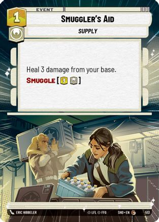 Smuggler's Aid (Hyperspace) (513)[Shadows of the Galaxy] Star Wars: Unlimited Single Disney