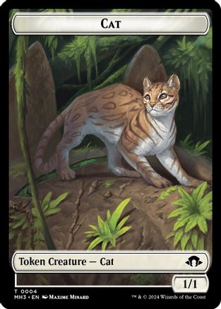 Cat // Energy Reserve Double-Sided Token (MH3-4 // 36) [Modern Horizons 3] MTG Single Wizards of the Coast