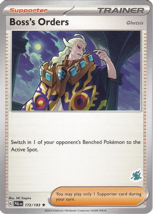 Boss's Orders - Darkrai Deck (172) [Misc: Battle Academy 2024] Pokemon Single Pokémon