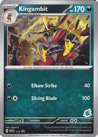 Kingambit - Darkrai Deck (113) [Misc: Battle Academy 2024] Pokemon Single Pokémon