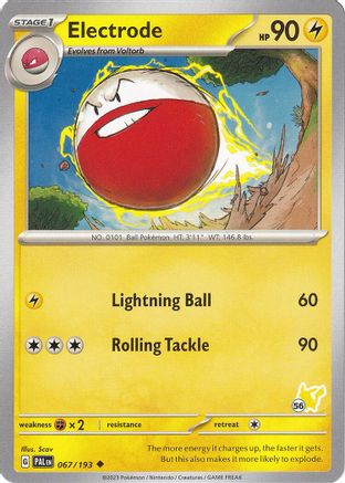 Electrode - Pikachu 56 () [Misc: Battle Academy 2024] Pokemon Single Pokémon