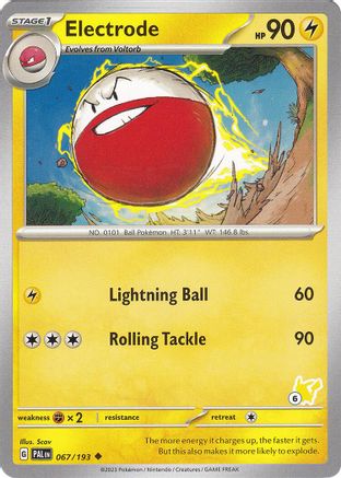 Electrode - Pikachu 6 () [Misc: Battle Academy 2024] Pokemon Single Pokémon