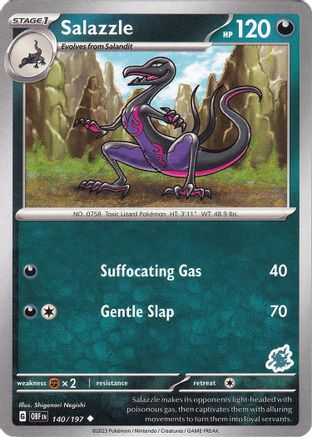 Salazzle - Darkrai Deck (140) [Misc: Battle Academy 2024] Pokemon Single Pokémon