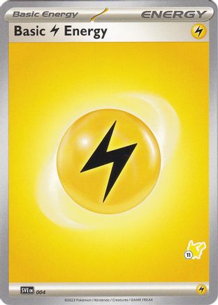 Basic Lightning Energy - Pikachu 11 () [Misc: Battle Academy 2024] Pokemon Single Pokémon
