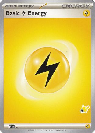 Basic Lightning Energy - Pikachu 20 () [Misc: Battle Academy 2024] Pokemon Single Pokémon