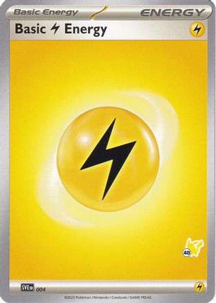 Basic Lightning Energy - Pikachu 48 () [Misc: Battle Academy 2024] Pokemon Single Pokémon