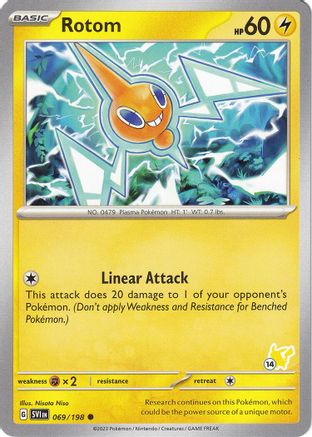 Rotom - Pikachu 14 () [Misc: Battle Academy 2024] Pokemon Single Pokémon